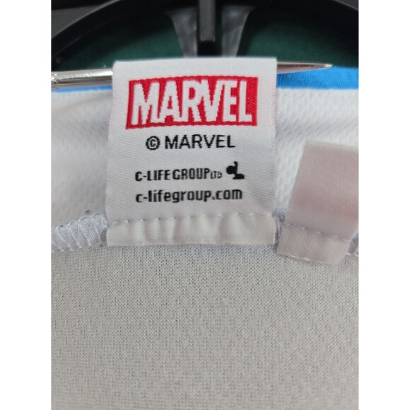 Marvel The Amazing Spider-Man 1962 Baseball Jersey Button Up White Size XL *READ - Picture 6 of 11